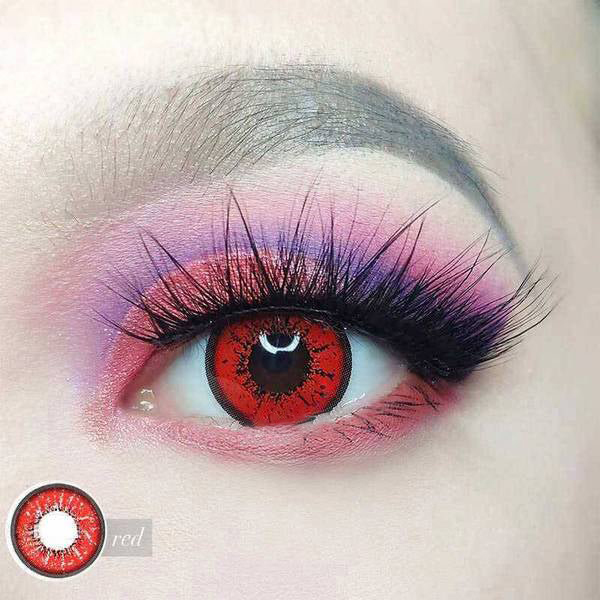Elf Red Cosplay Contact Lenses