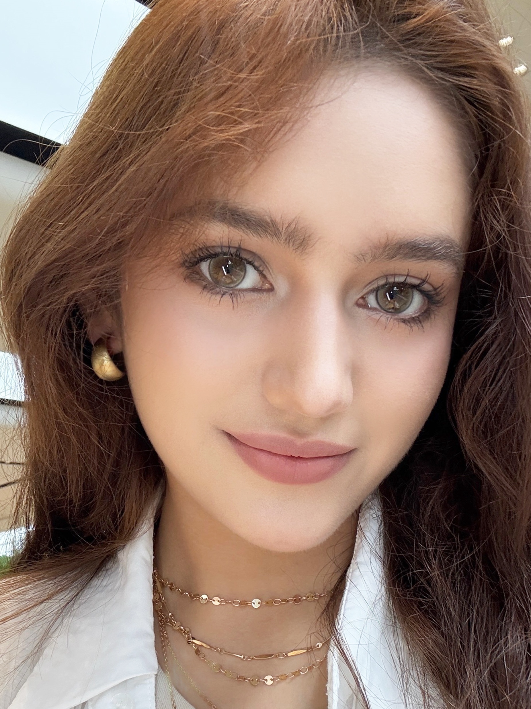 Uniieye Future Light Brown Colored Contact Lenses | 1 Year