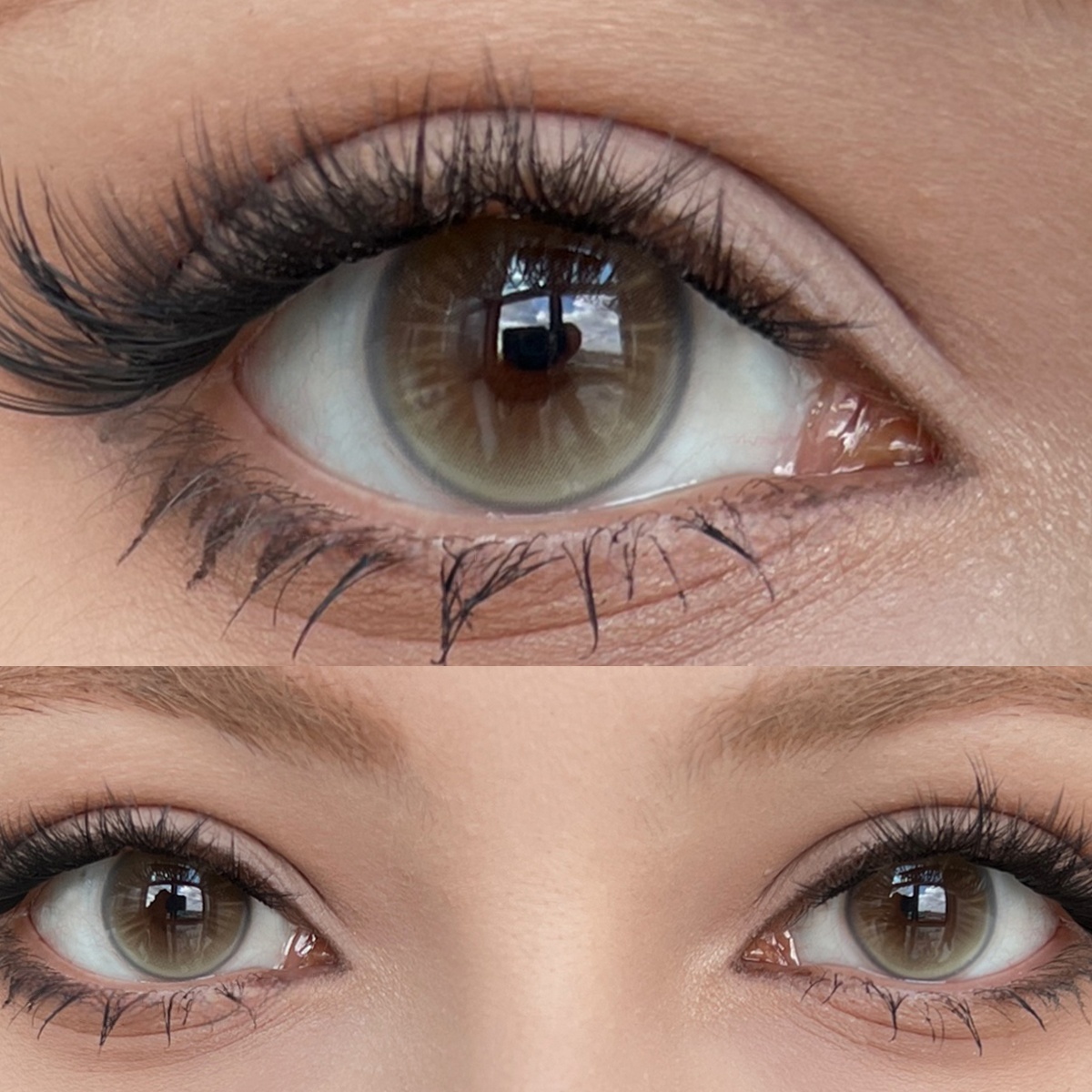 Uniieye Future Light Brown Colored Contact Lenses | 1 Year