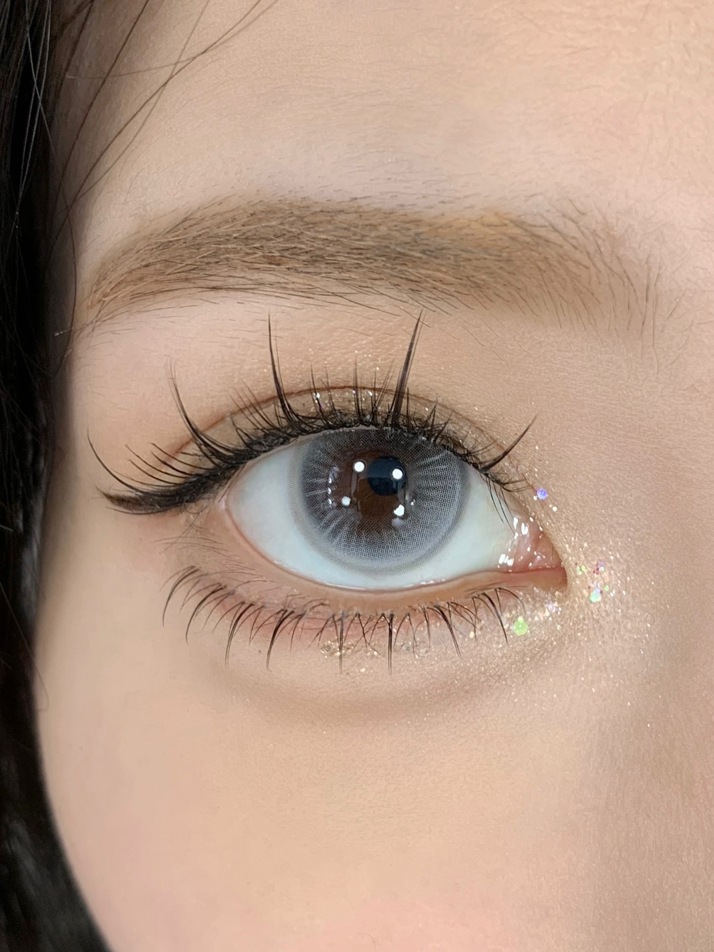 Uniieye Future Light Grey Colored Contact Lenses | 1 Year