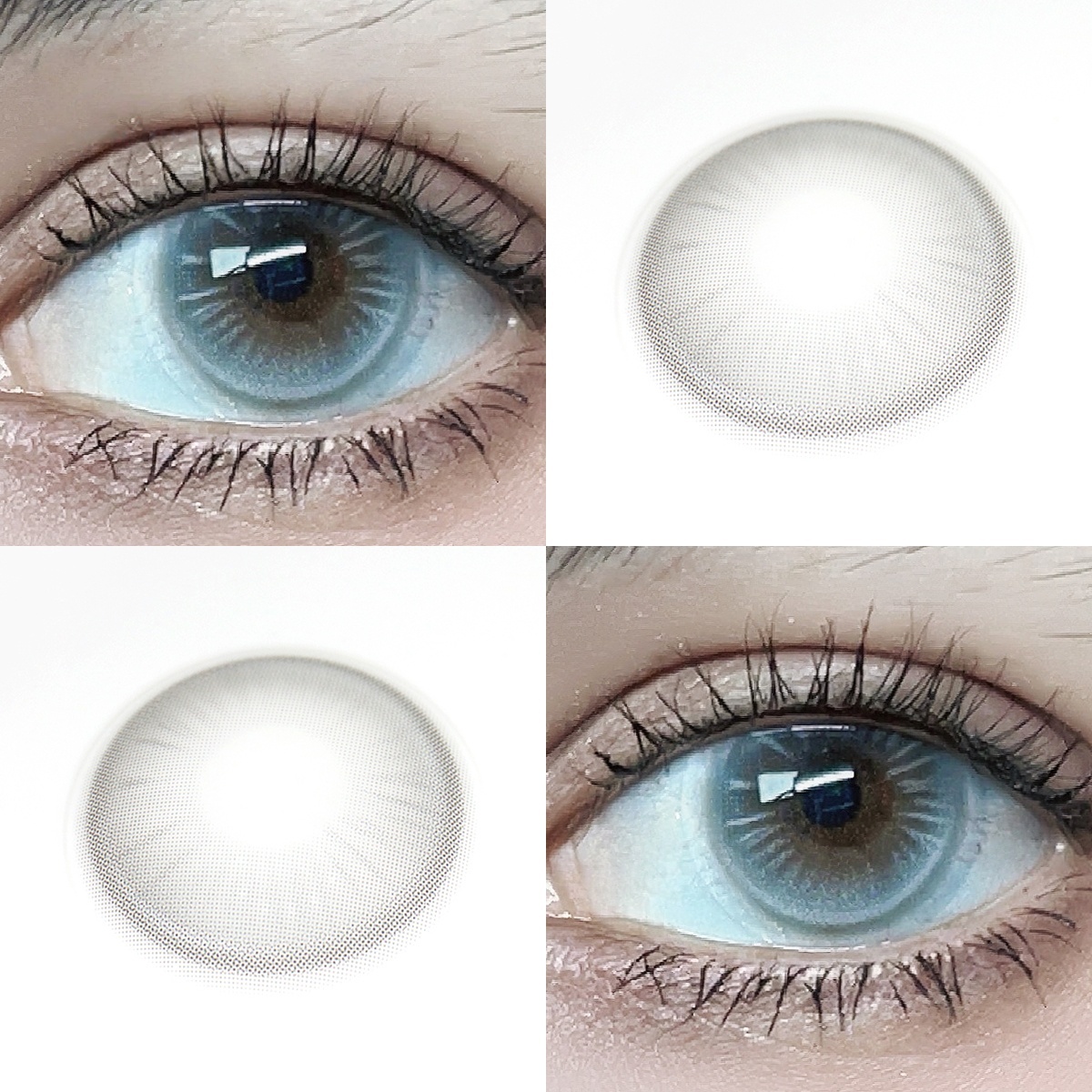Uniieye Future Light Grey Colored Contact Lenses | 1 Year