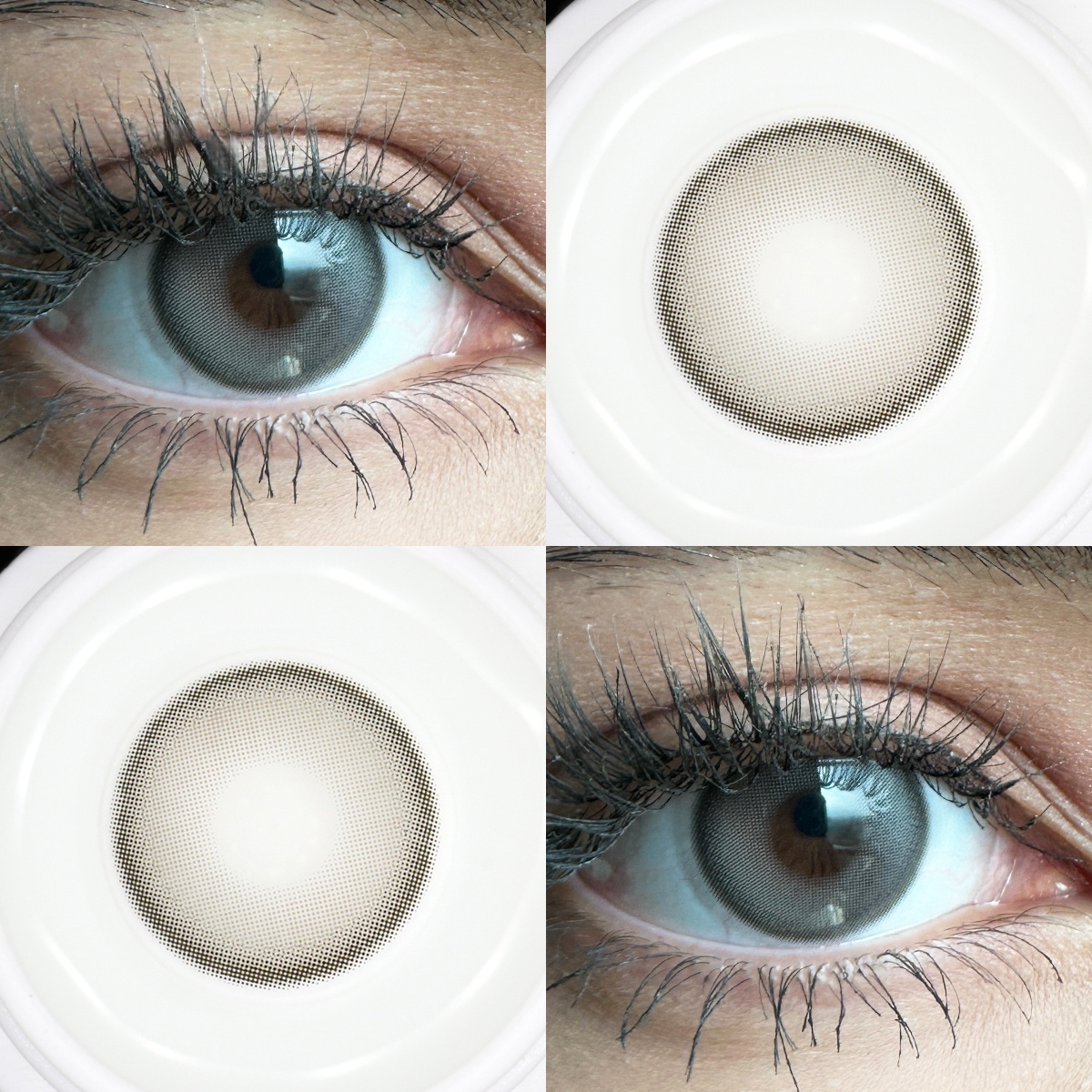 Uniieye Bejeweled Grey Colored Contact Lenses | 1 Year