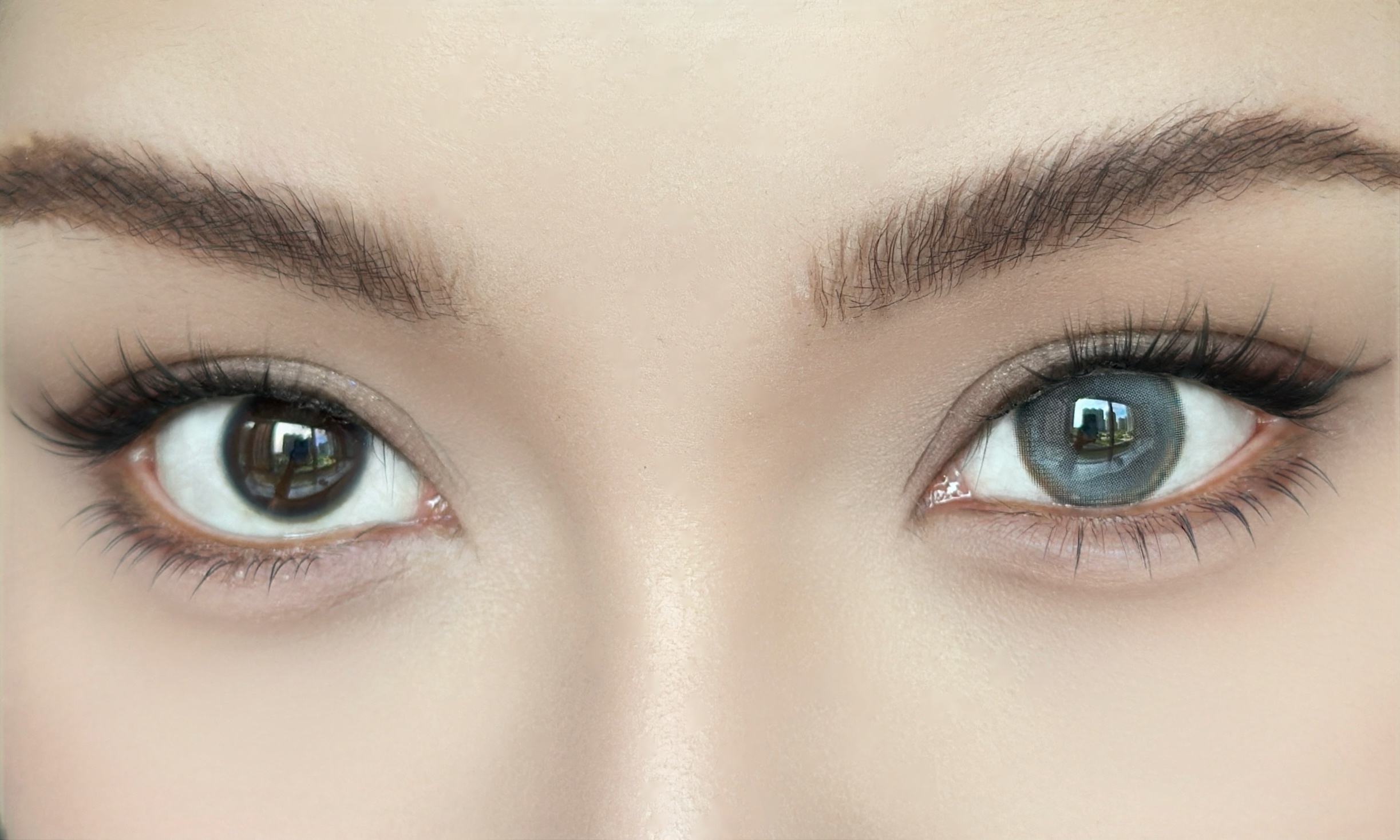 Uniieye Bejeweled Grey Colored Contact Lenses | 1 Year