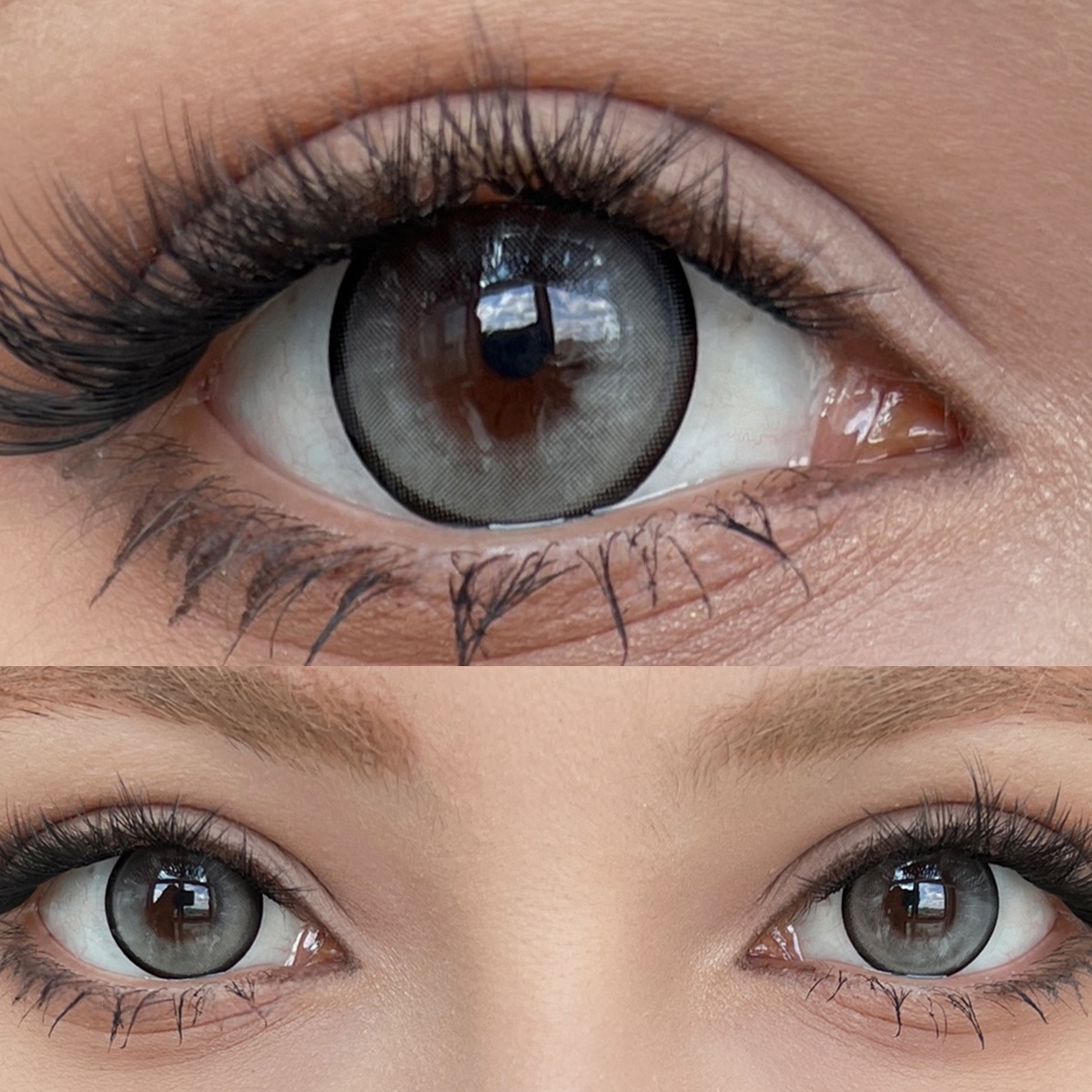 Uniieye Graffito Grey Colored Contact Lenses | 1 Year