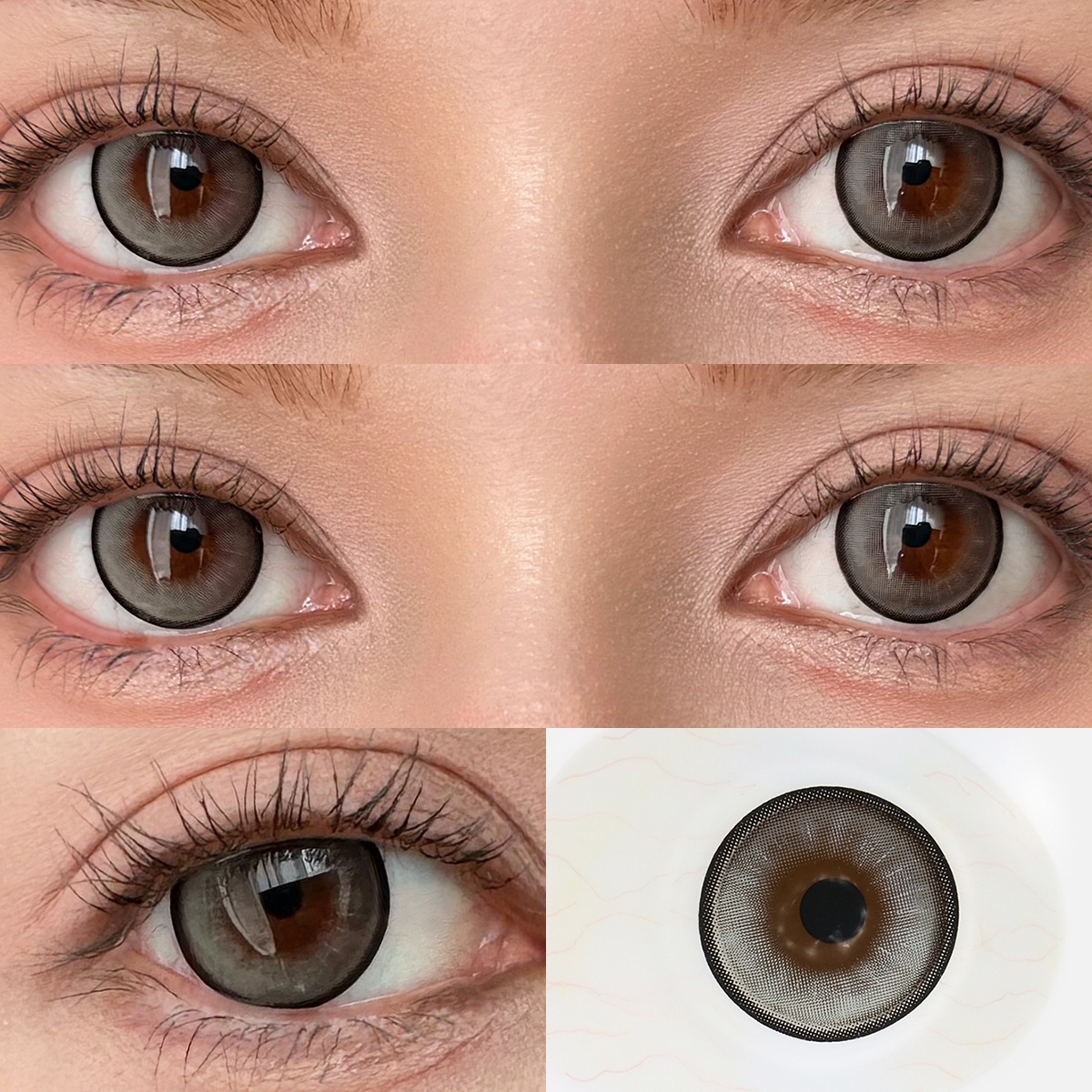 Uniieye Graffito Grey Colored Contact Lenses | 1 Year