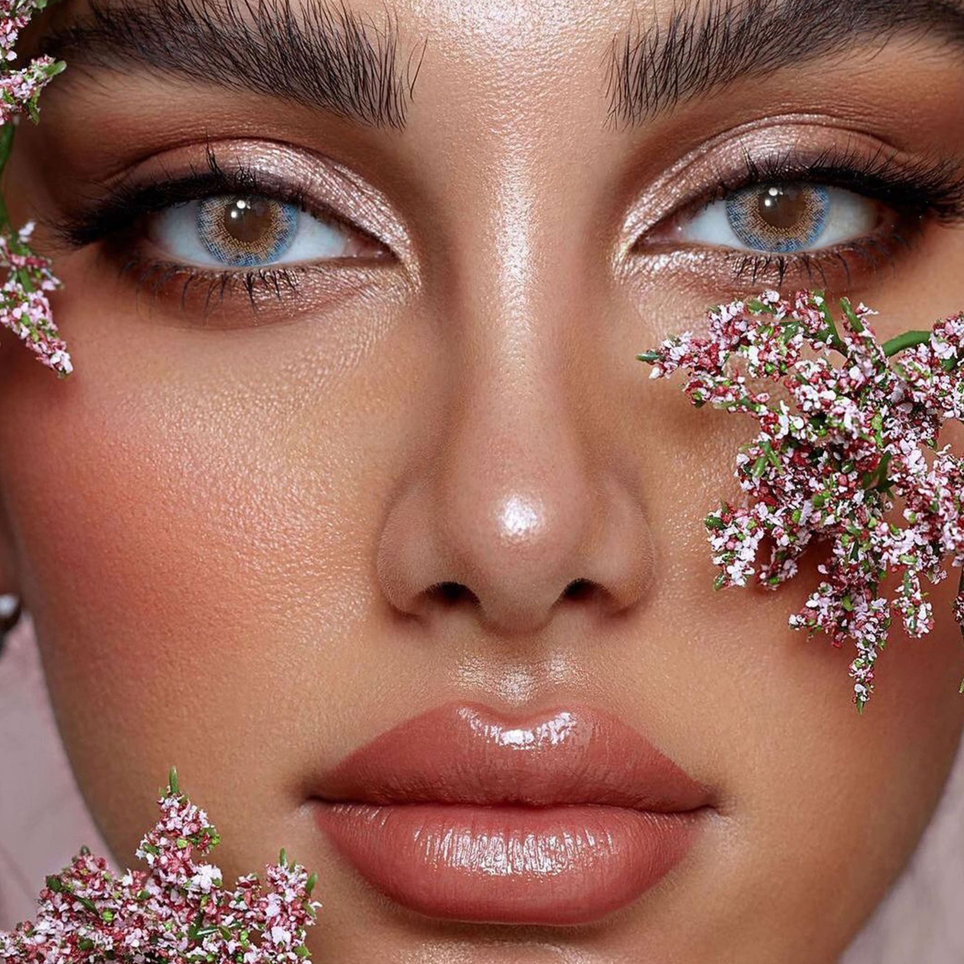 3-Tone True Sapphire Colored Contact Lenses