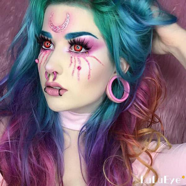 Red Wizards Cosplay Contact Lenses