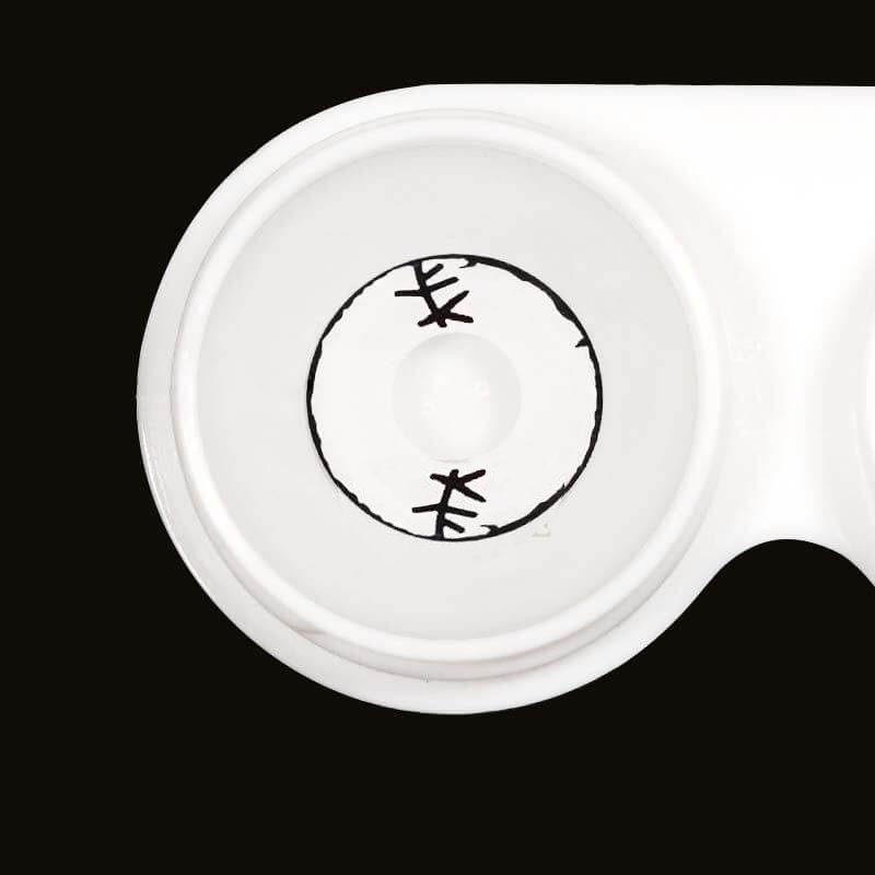 Stitched Mummy White Cosplay Contact Lenses