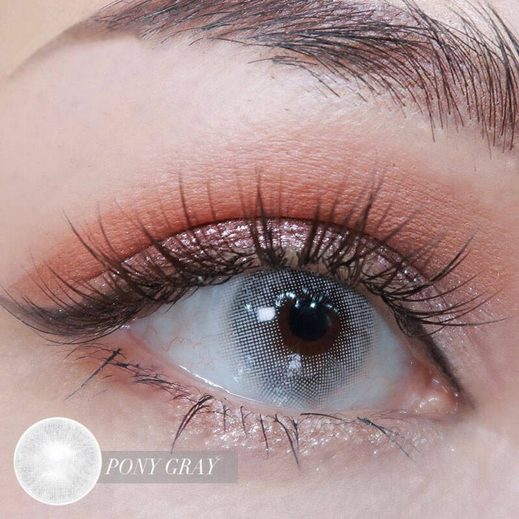 Beeswax Pony Gray Yearly Colored Contact Lenses