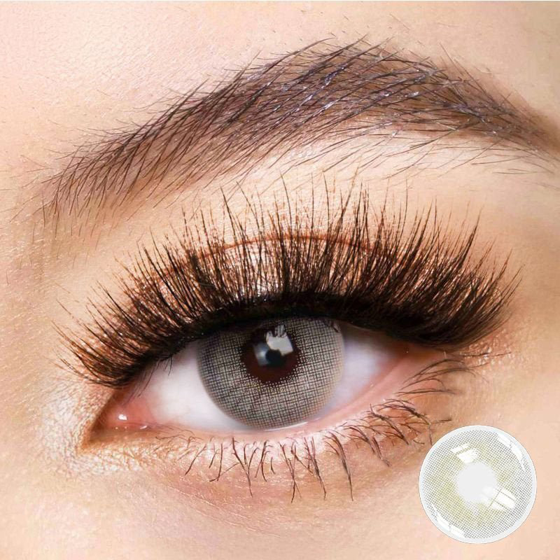 Beeswax Sky Gray Yearly Colored Contact Lenses