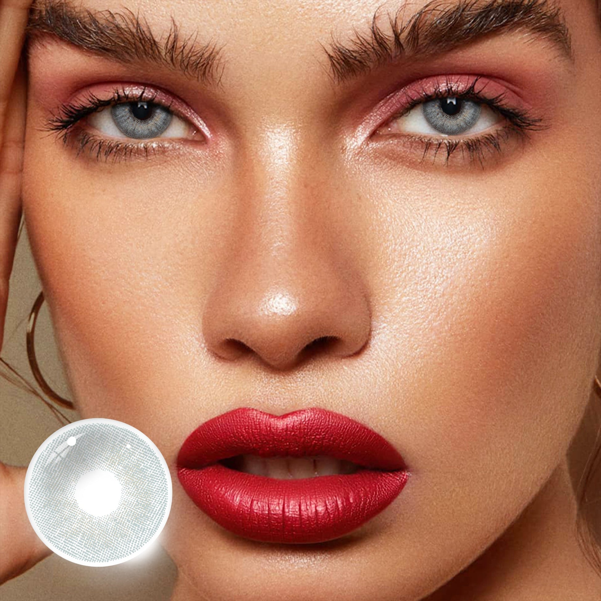 UNIIEYE Cloud Black Yearly Colored Contacts