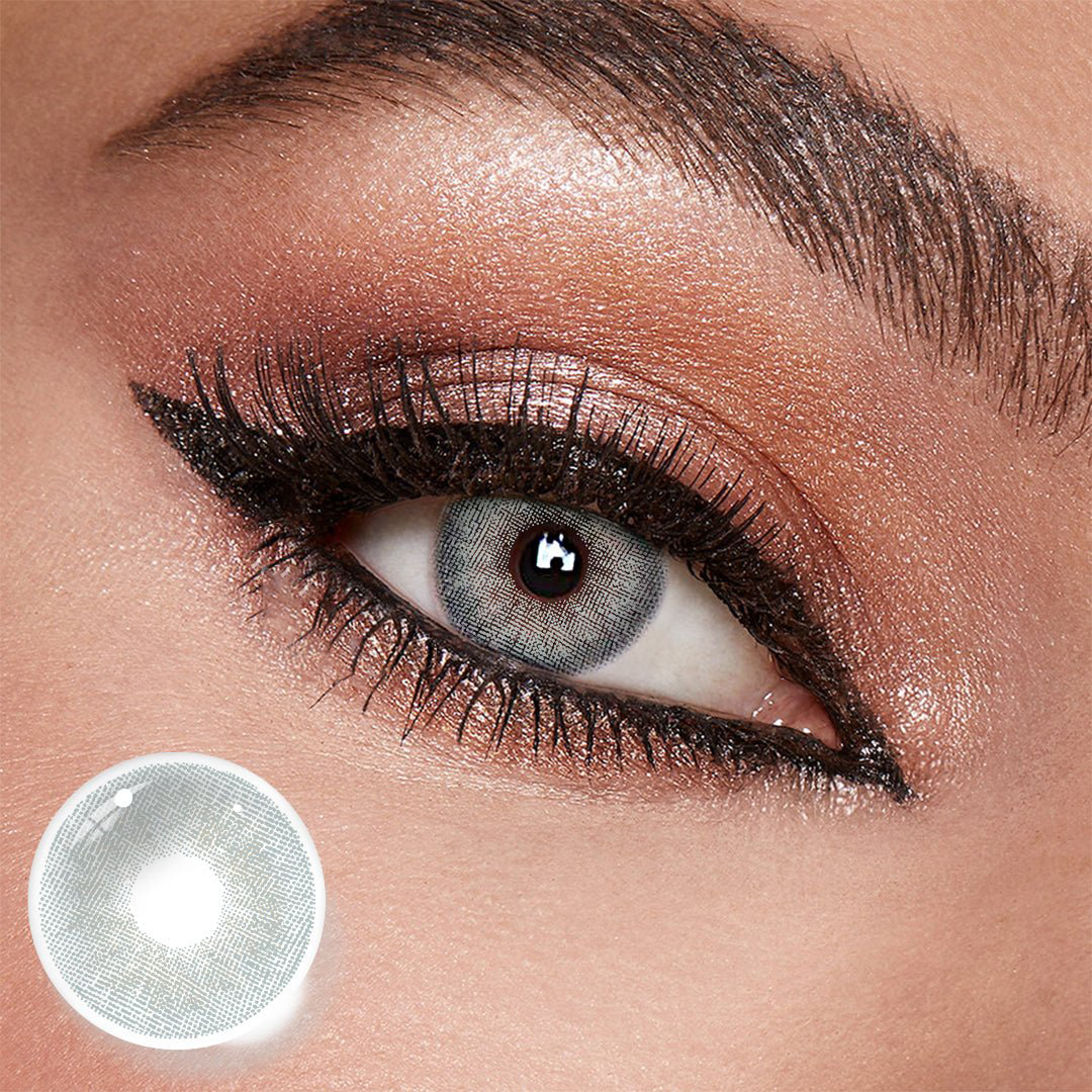 UNIIEYE Cloud Black Yearly Colored Contacts
