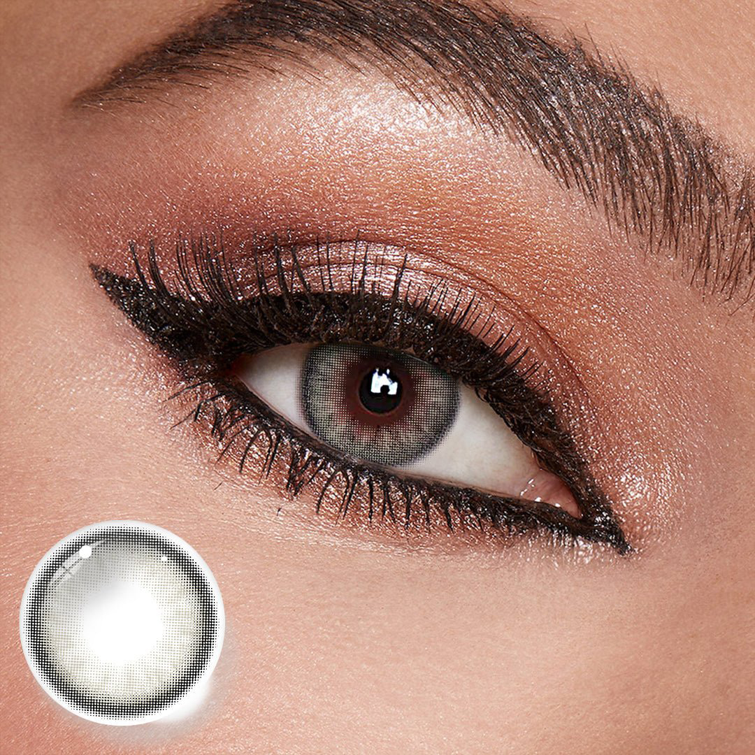 UNIIEYE Cloud Fog Pearl Grey Yearly Colored Contacts