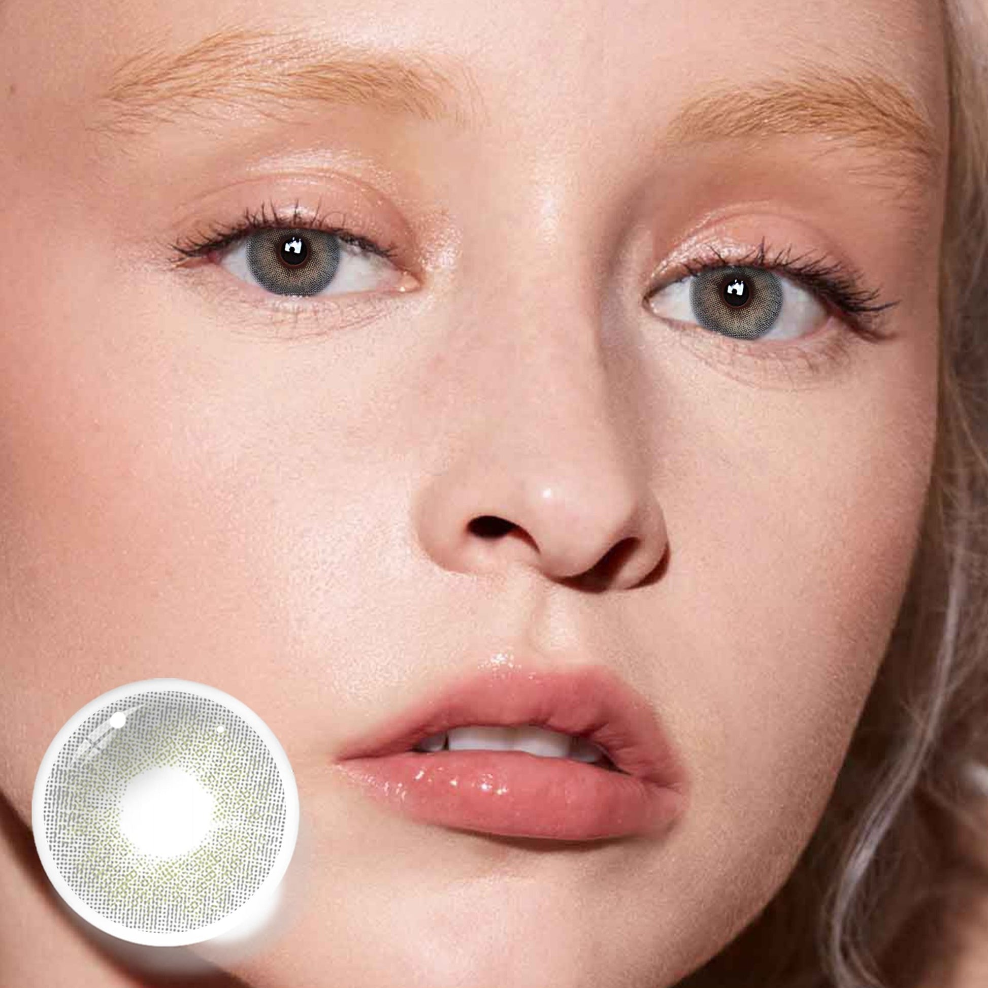 UNIIEYE Cloud Grey Yearly Colored Contacts