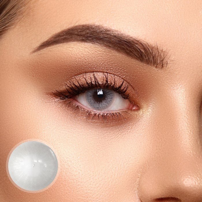 Polar Lights Grey Prescription Yearly Colored Contacts