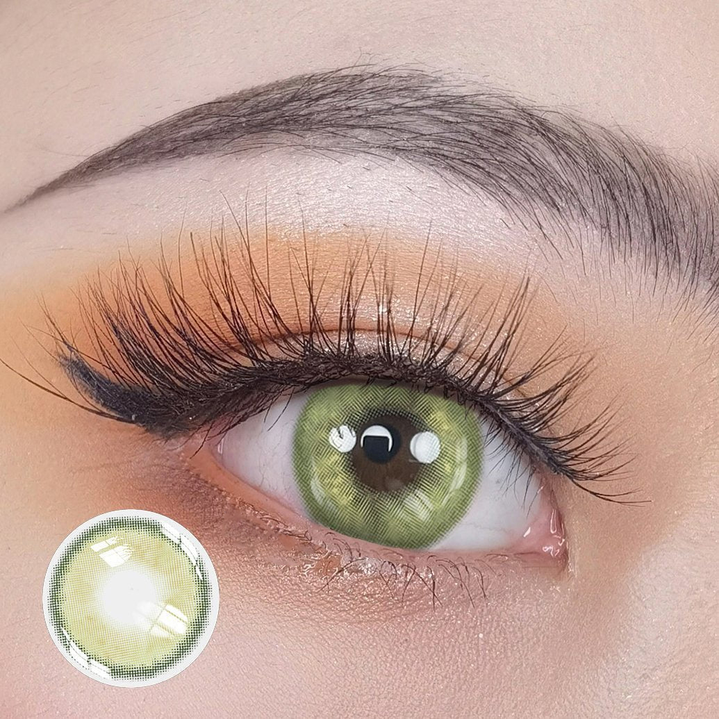 UNIIEYE Sorayama Green Yearly Colored Contacts