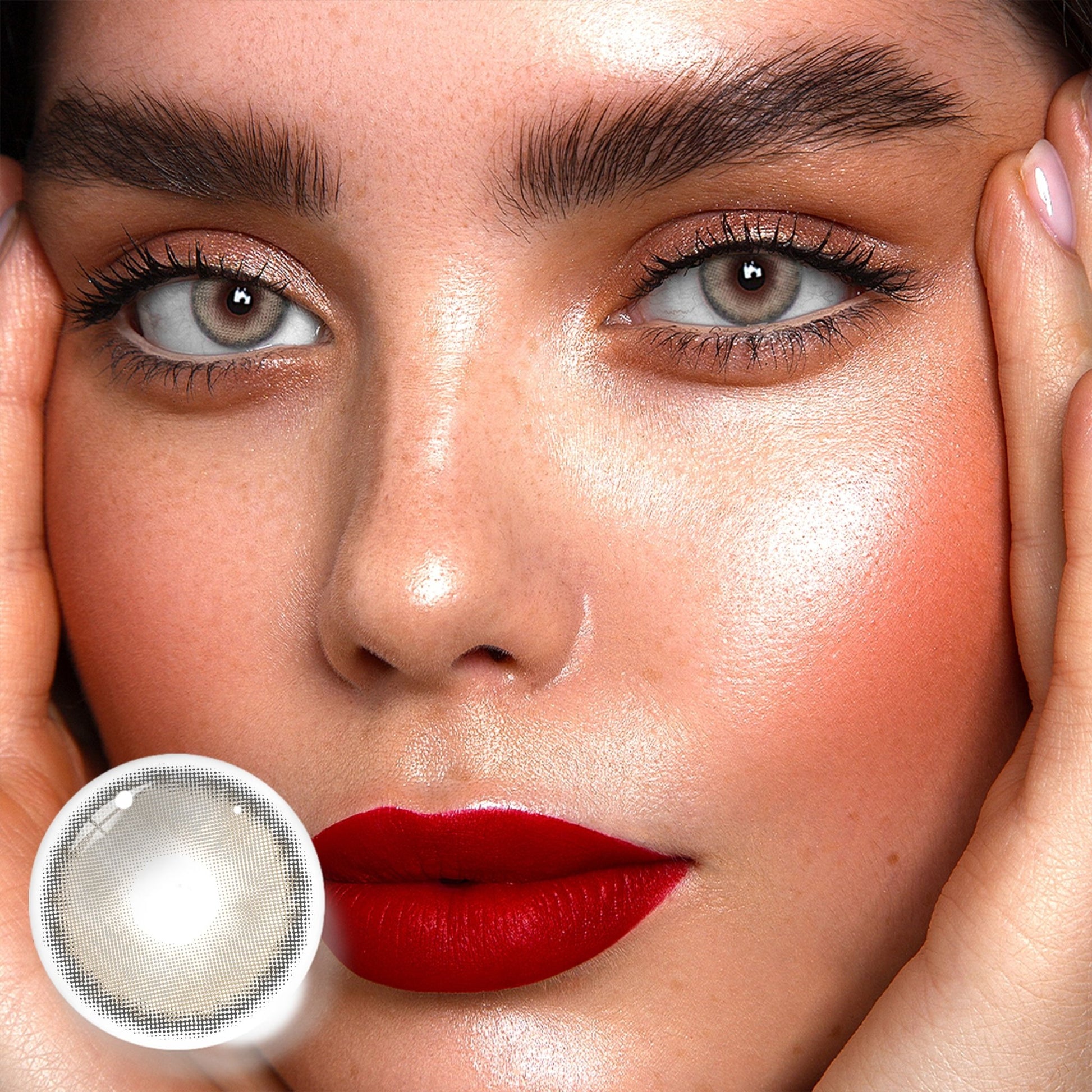 UNIIEYE Sorayama Grey Yearly Colored Contacts