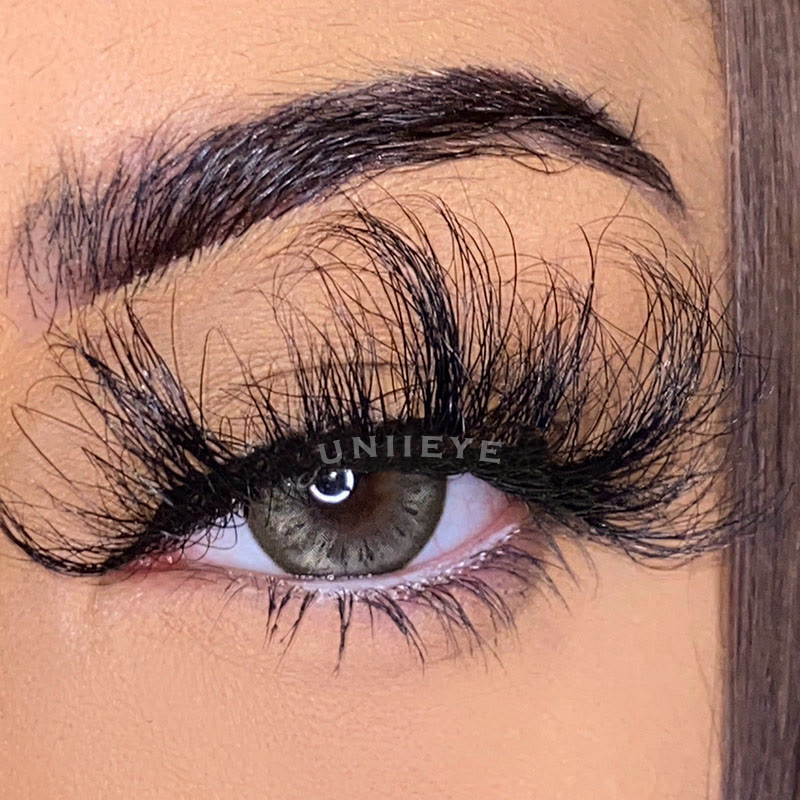 Uniieye Cocoa Grey Prescription Colored Contact Lenses