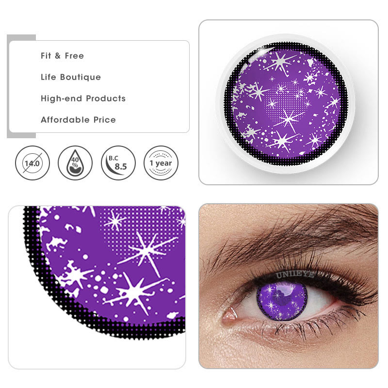 Uniieye Blind Midsummer Prescription Cosplay Colored Contact Lenses-UNIIEYE