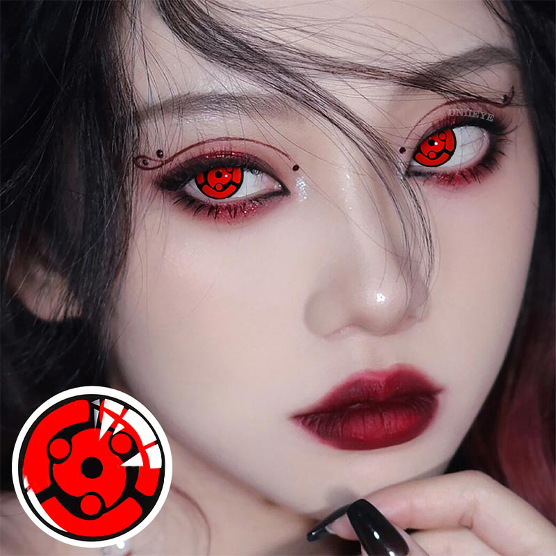Uniieye Blind Syaringan Cosplay Colored Contact Lenses-UNIIEYE