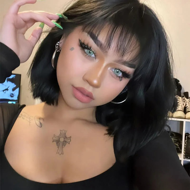 Uniieye Rebirth Cosmic Green Prescription Colored Contact Lenses