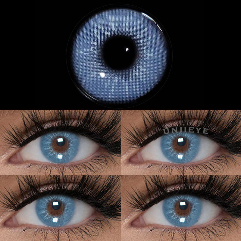 Uniieye Eros Blue Prescription Colored Contact Lenses