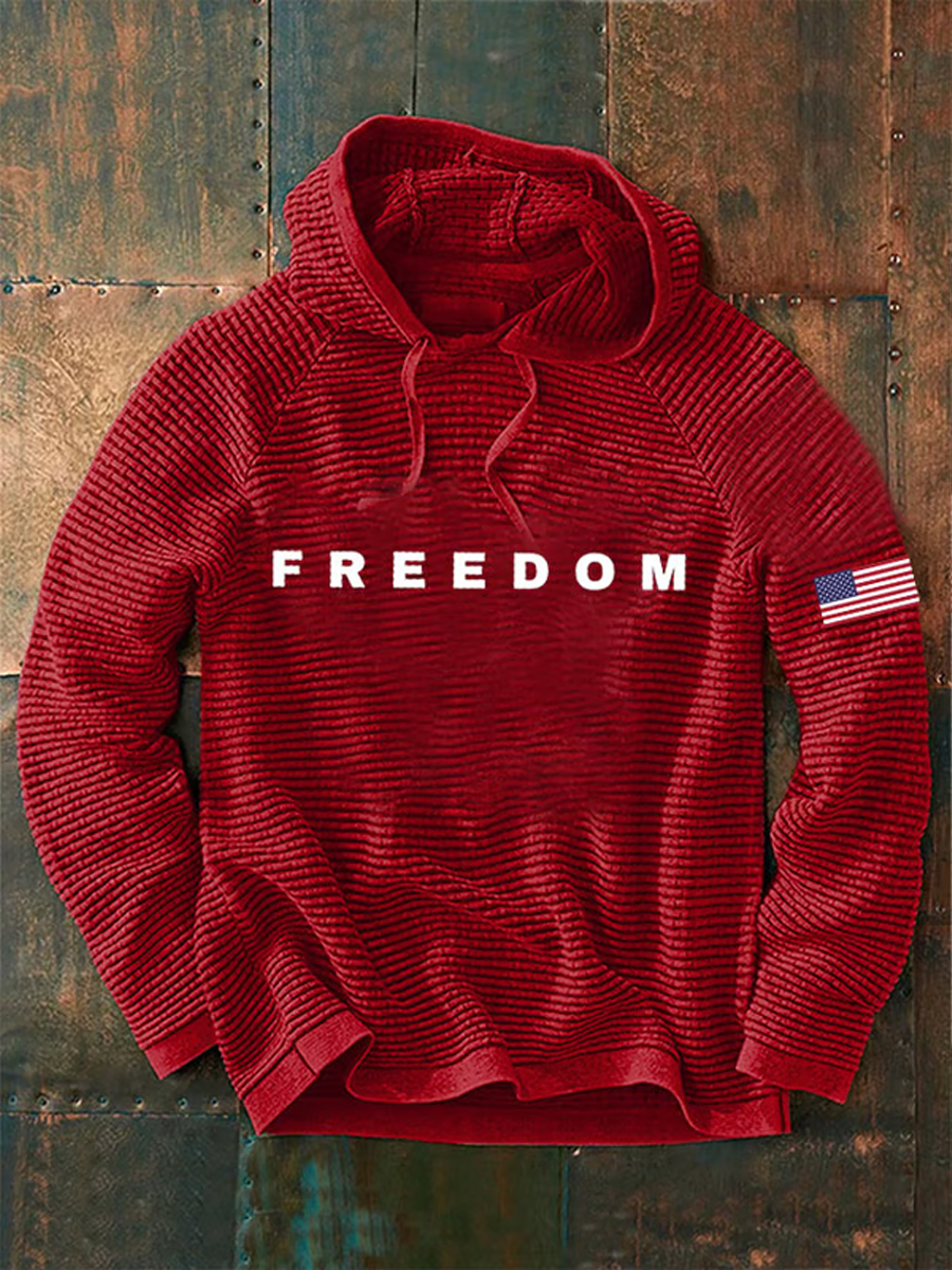 Men'S Casual Printed Long-Sleeved Sweatshirt-America250