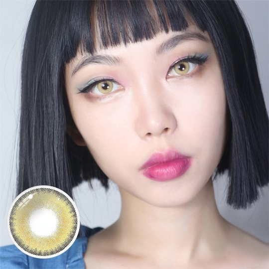 Uniieye LA Girl Brown Prescription Colored Contact Lenses