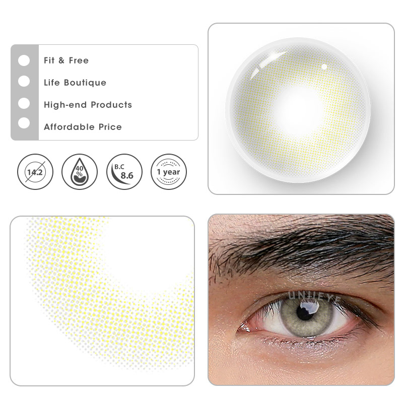 Uniieye Hidrocor II Ipanema Prescription Men Colored Contact Lenses