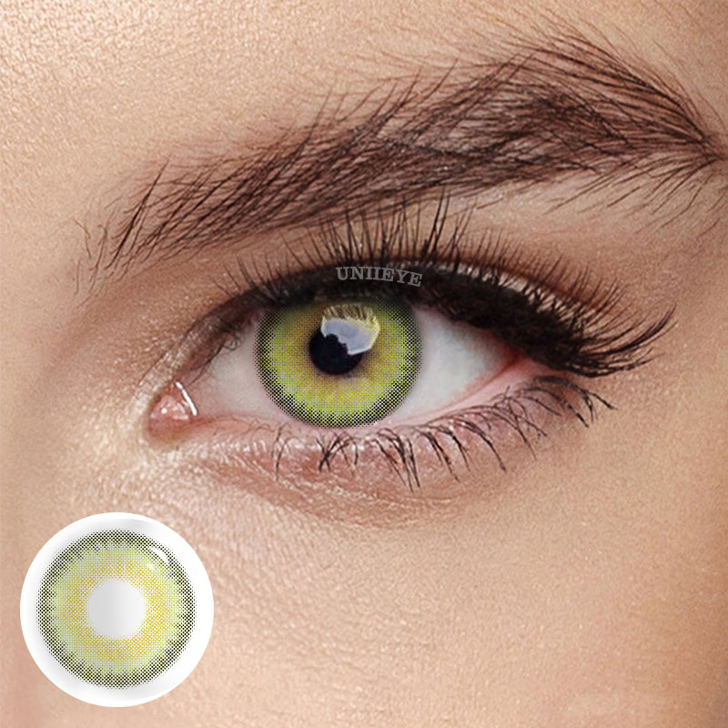 Uniieye Siren Green Prescription Colored Contact Lenses-UNIIEYE