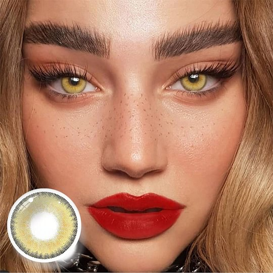 Uniieye LA Girl Brown Prescription Colored Contact Lenses