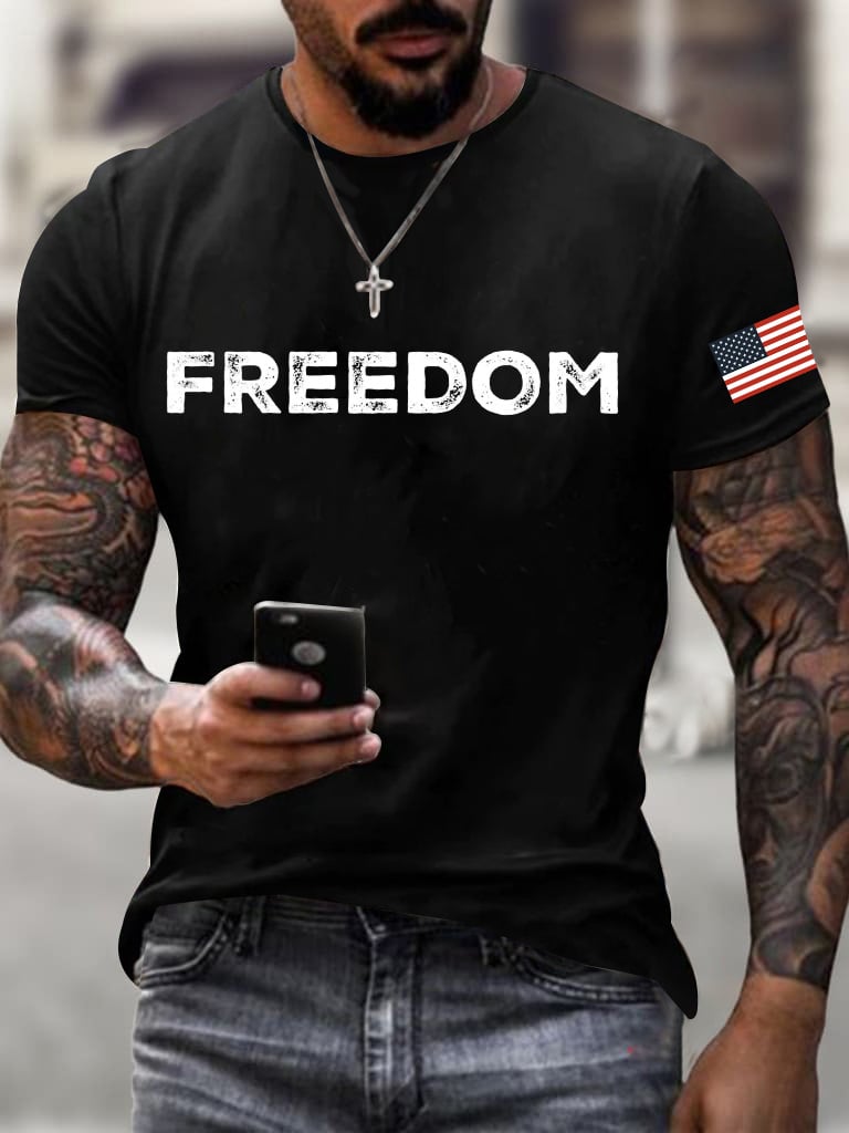 Men's Commemorative Leader Print T-shirt-America250