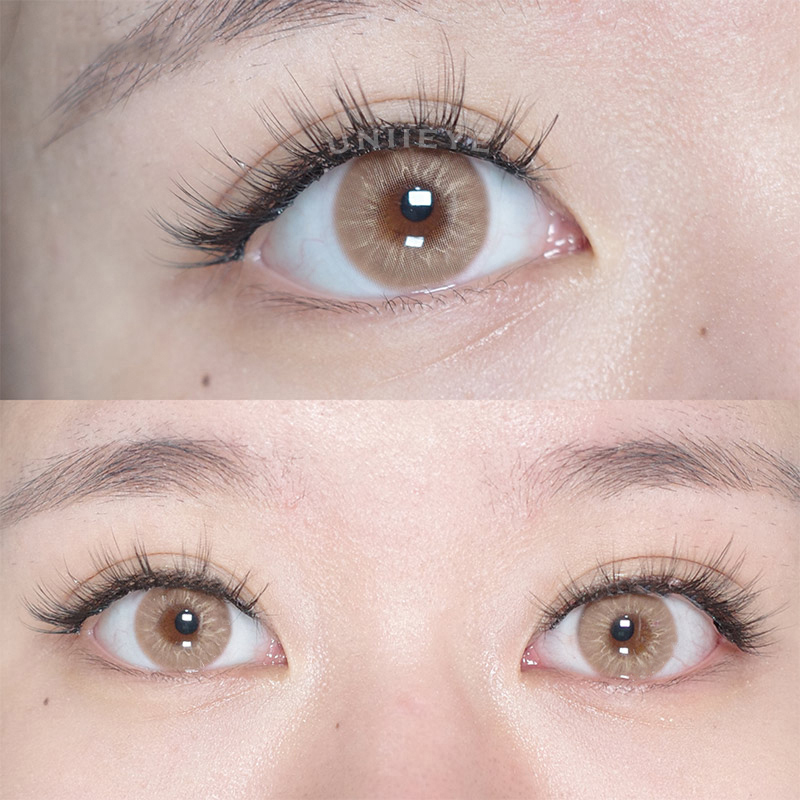 Uniieye Eros Brown Prescription Colored Contact Lenses