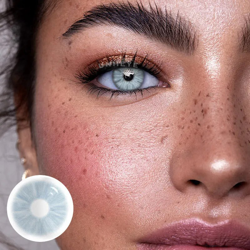 Uniieye Meta Blue Prescription Colored Contact Lenses