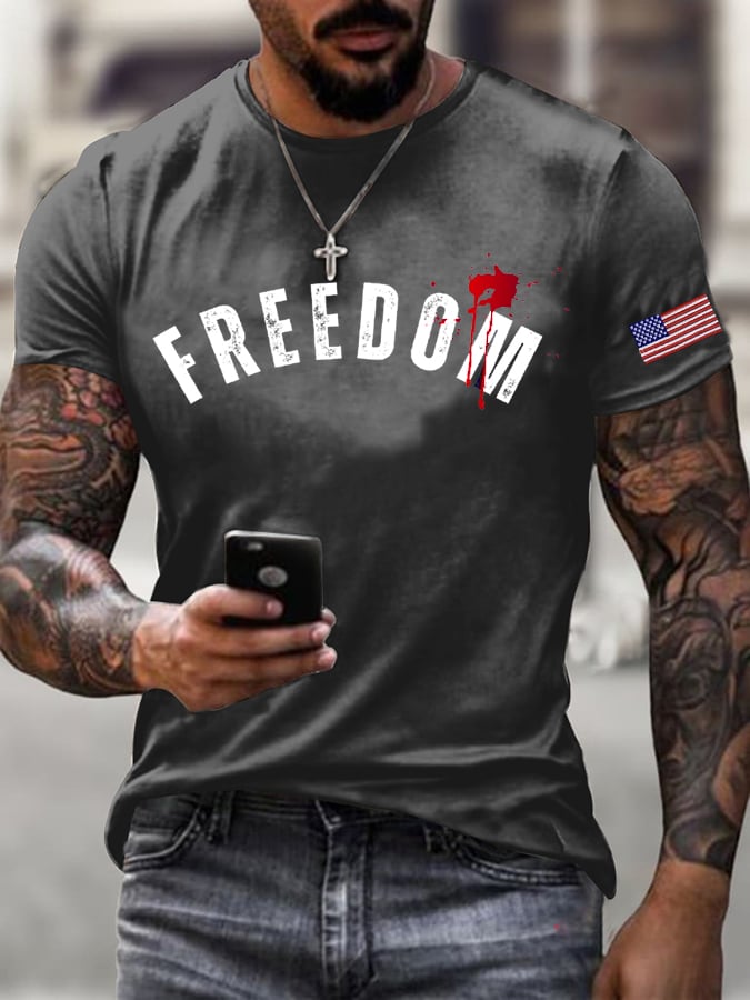 Men's Commemorative Printed T-Shirt-America250