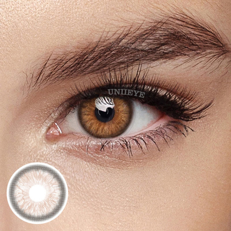 Uniieye Nordic DNA Brown Colored Contact Lenses-UNIIEYE
