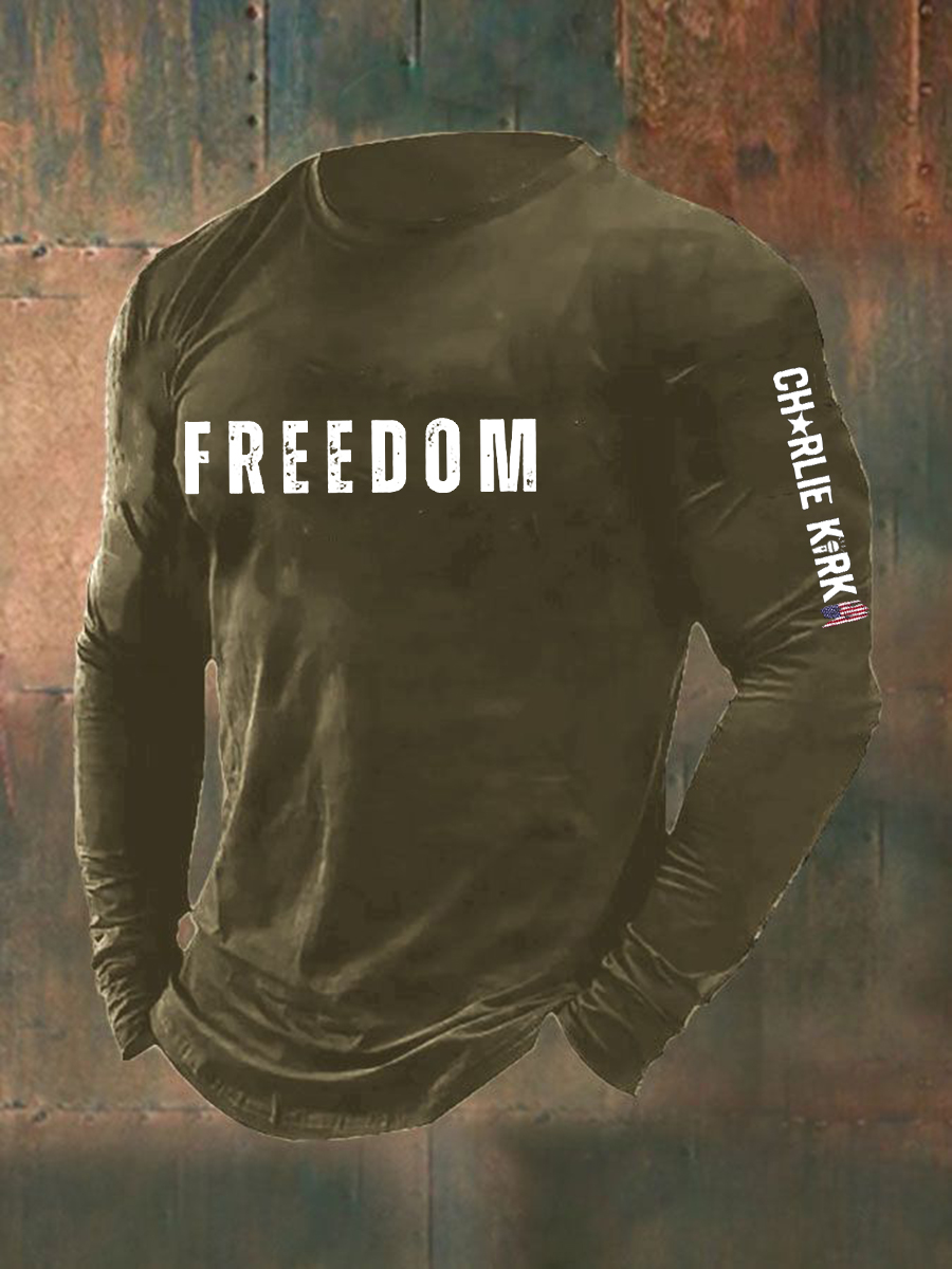 Men's Freedom Is Not Free R.I.P C.K Long Sleeve T-shirt-America250
