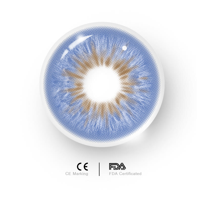 Uniieye Crush Blue Men Colored Contact Lenses