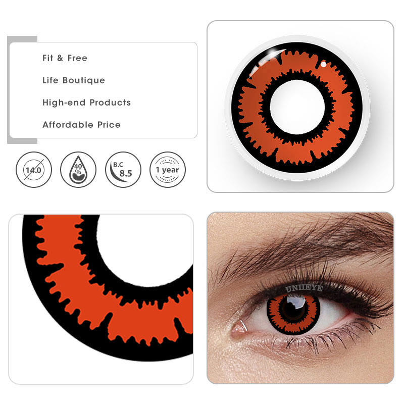 Uniieye Breaking Dawn Prescription Cosplay Colored Contact Lenses-UNIIEYE