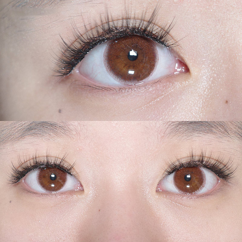 Uniieye Queen Brown Prescription Colored Contact Lenses-UNIIEYE