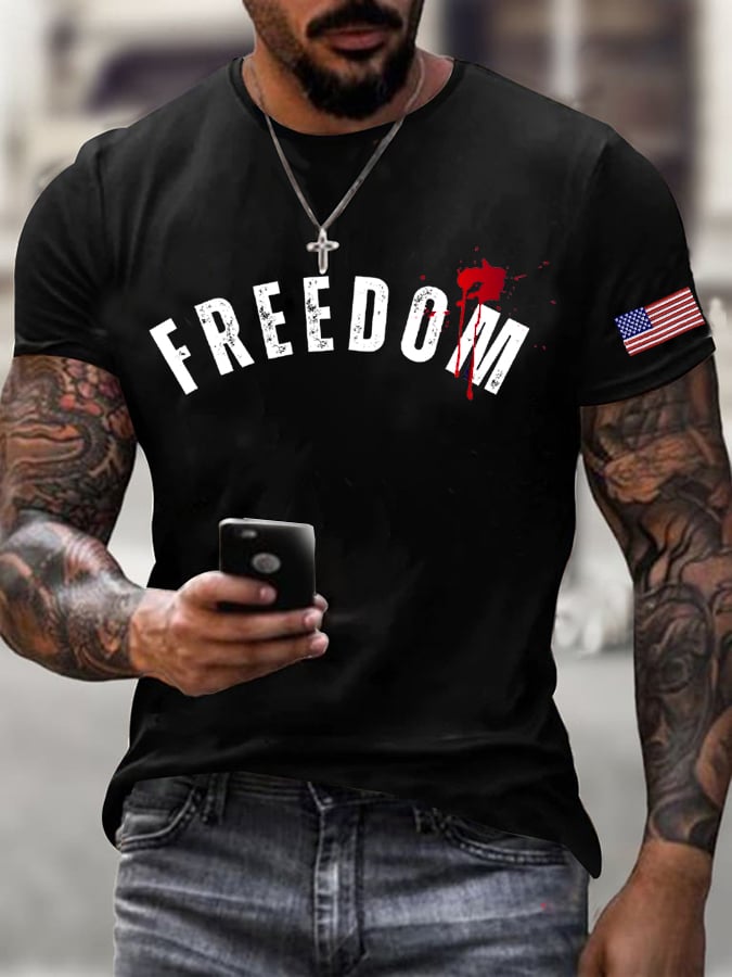 Men's Commemorative Printed T-Shirt-America250