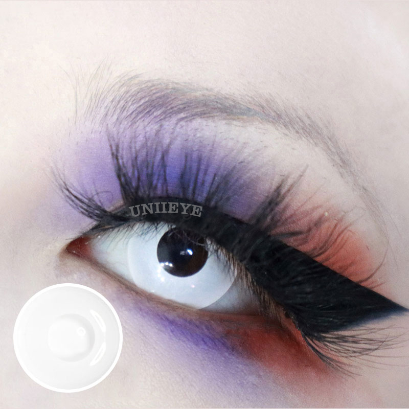 Uniieye Circle Block & Mini Sclera Prescription Cosplay Colored Contact Lenses-UNIIEYE