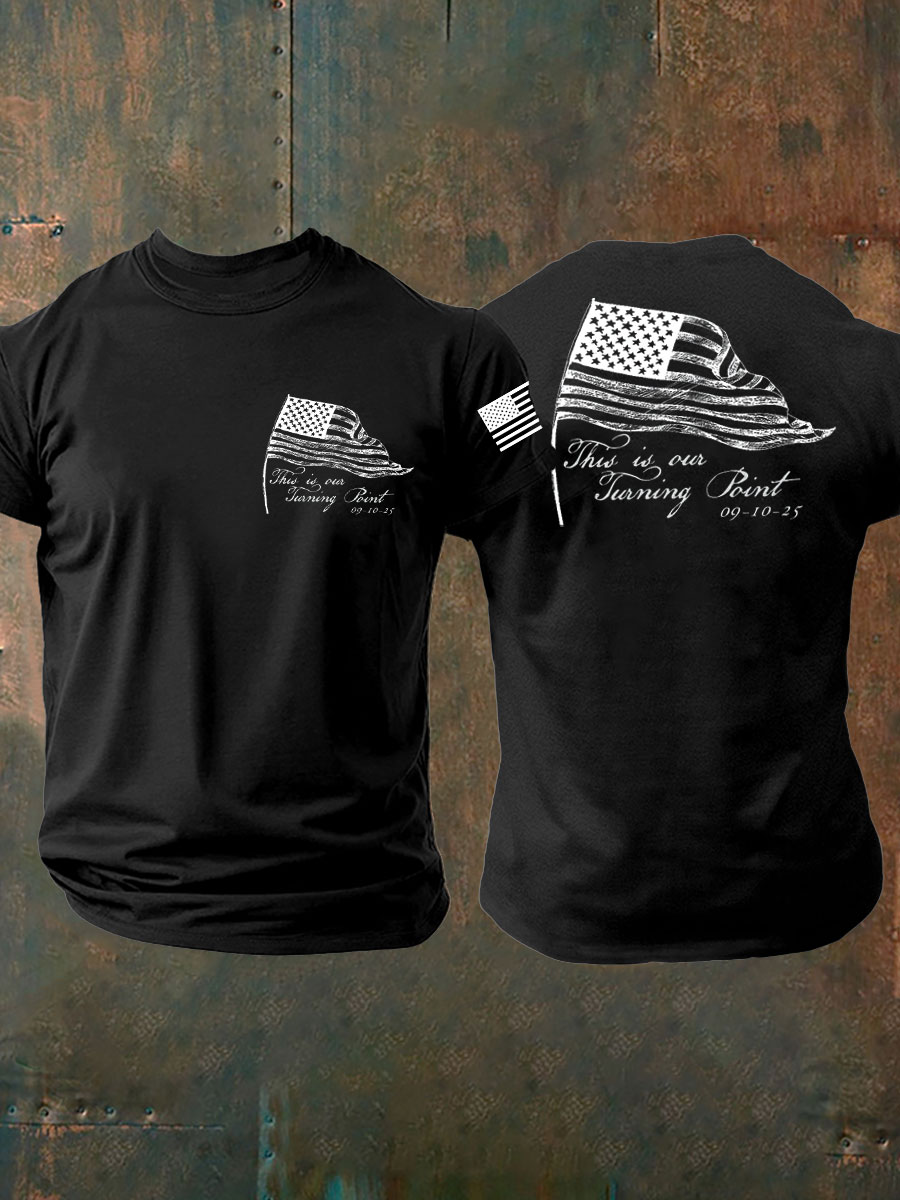 Men's C.K TP  imitation cotton short-sleeved T-shirt-America250