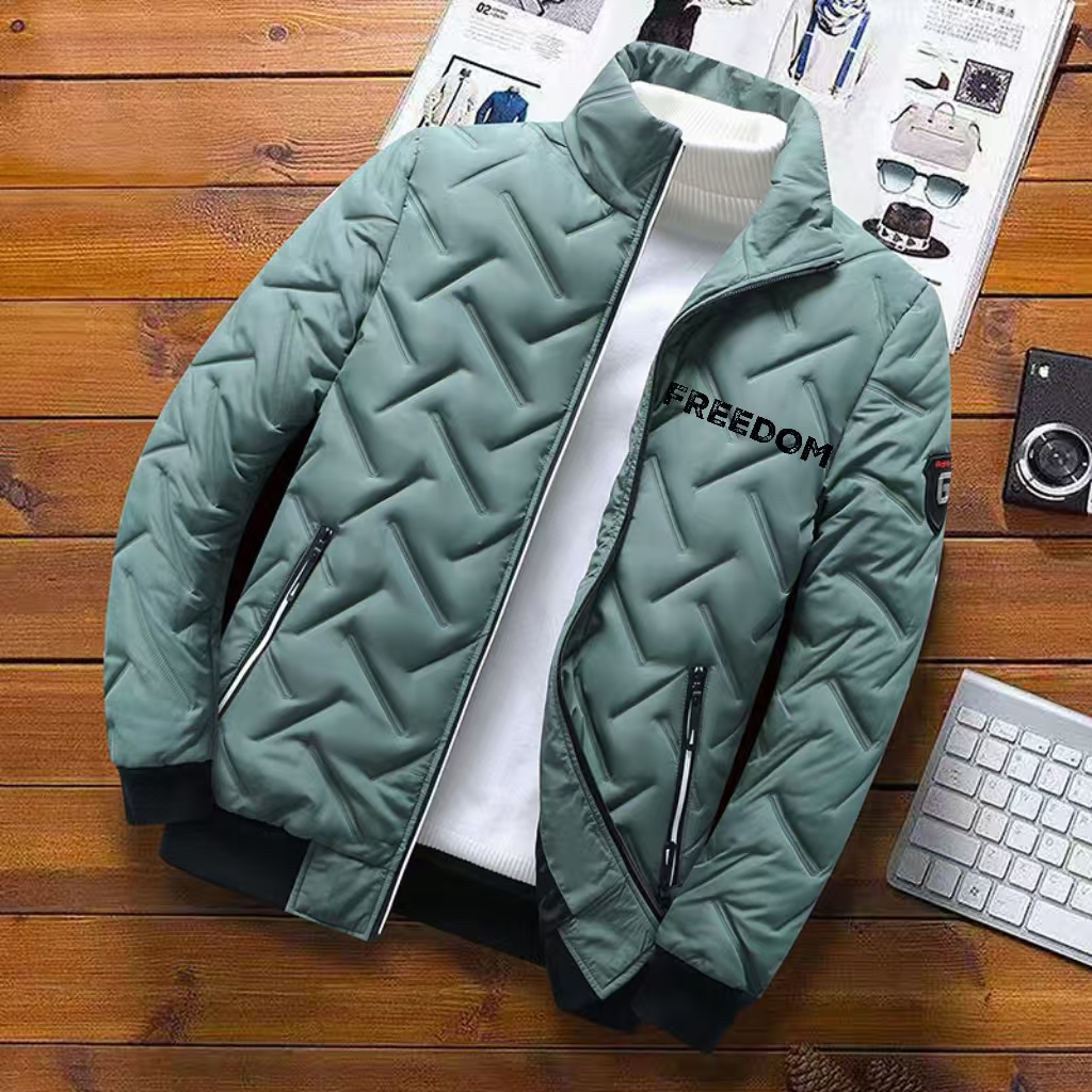 Men's Freedom Quilted Puffer Jacket-America250