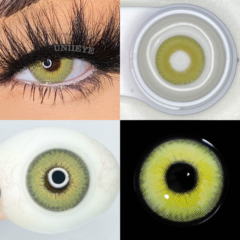 Uniieye Siren Green Prescription Colored Contact Lenses-UNIIEYE