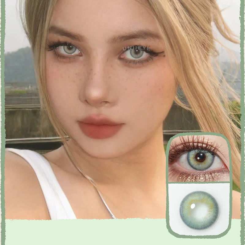 Uniieye Wild DNA Green Colored Contact Lenses