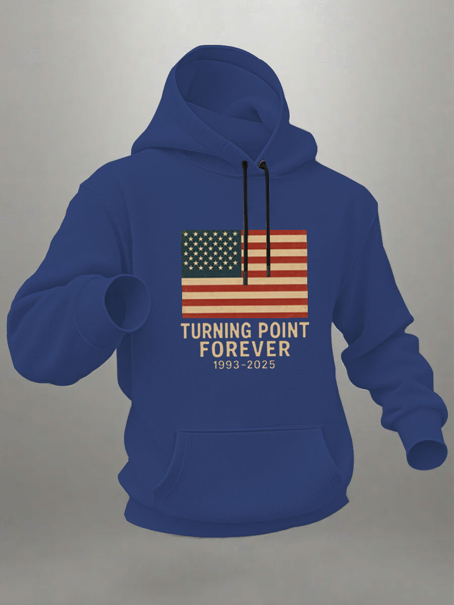 Turning Point Forever Charlie Kirk Hoodie-America250