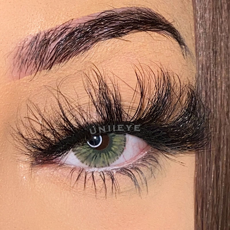 Uniieye Van Gogh Green Prescription Colored Contact Lenses