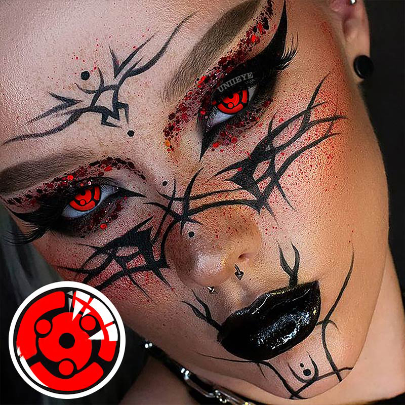 Uniieye Blind Syaringan Cosplay Colored Contact Lenses-UNIIEYE