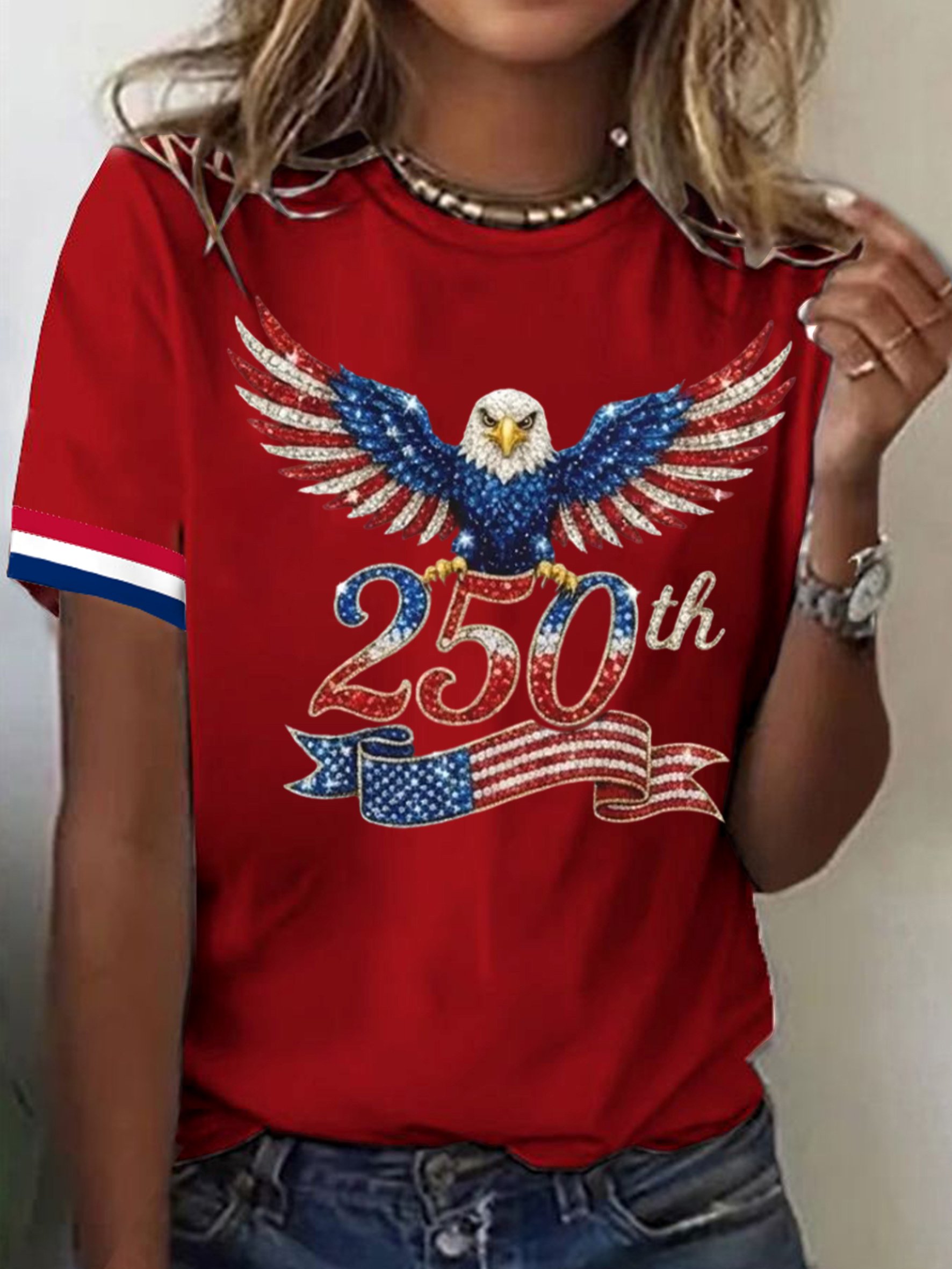 Women's 250th Anniversary Short-Sleeve T-Shirt-America250